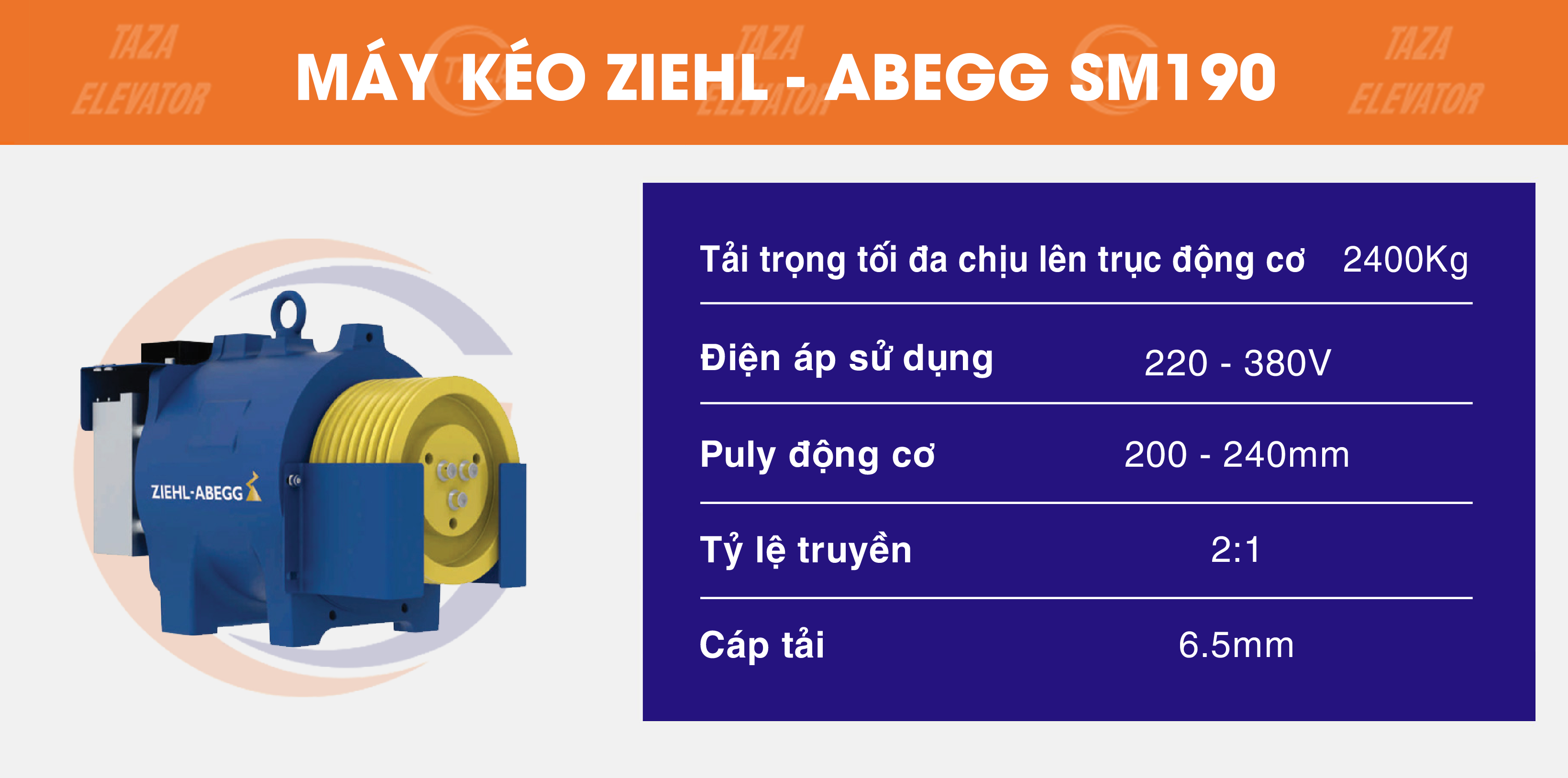 Động cơ thang máy Ziehl-Abegg