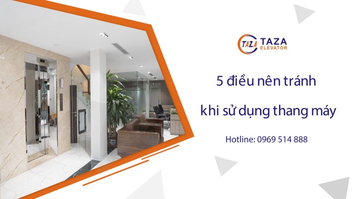 5 điều nên tránh khi sử dụng thang máy