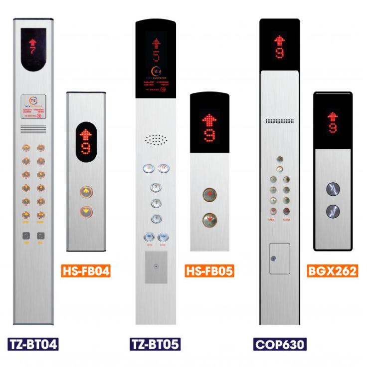 Button màn hiển thị tầng thang máy ma trận điểm