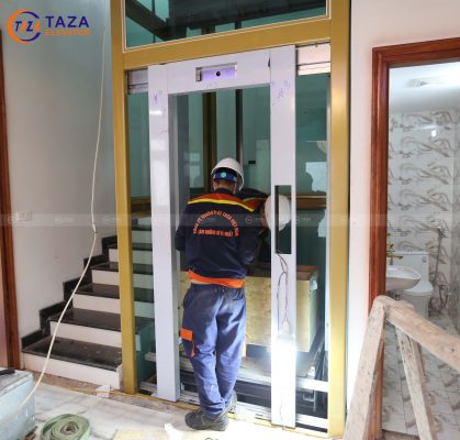 thi công lắp đặt thang máy