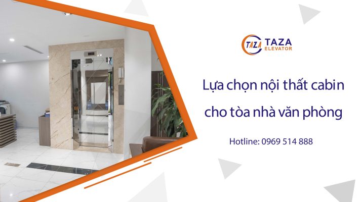 Nội thất cabin thang máy cho tòa nhà văn phòng