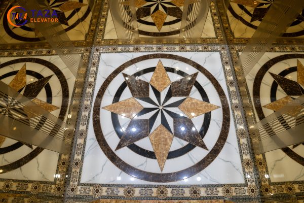 Nội thất cabin thang máy dành cho biệt thự