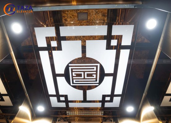 Nội thất cabin thang máy dành cho biệt thự