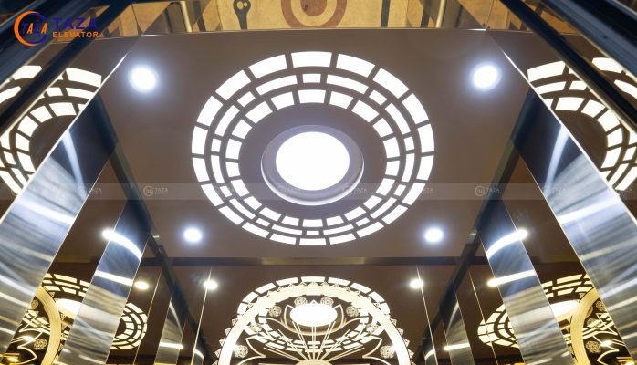 Nội thất cabin thang máy dành cho biệt thự