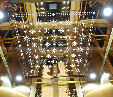 Nội thất cabin thang máy dành cho biệt thự