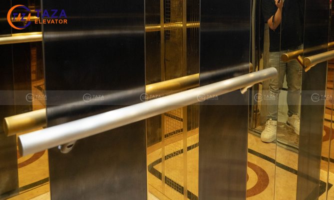 Nội thất cabin thang máy dành cho biệt thự