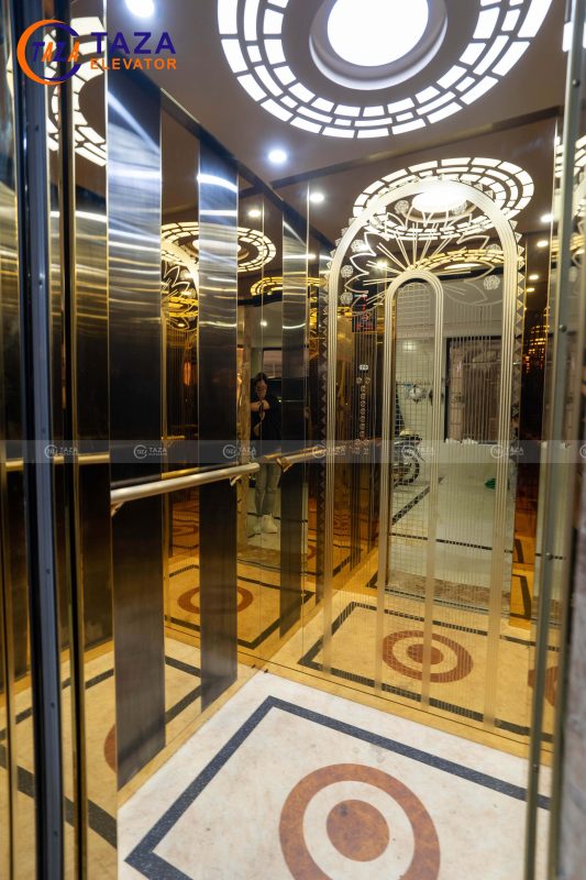 Nội thất cabin thang máy dành cho biệt thự