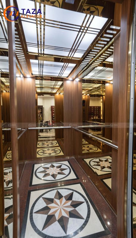 Nội thất cabin thang máy dành cho biệt thự