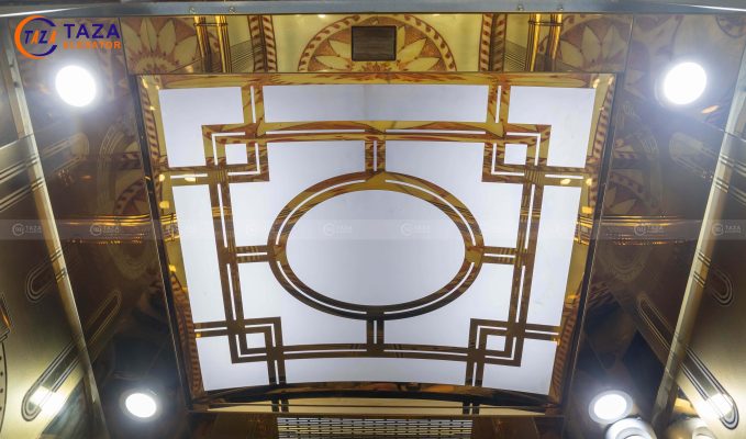 Nội thất cabin thang máy dành cho biệt thự