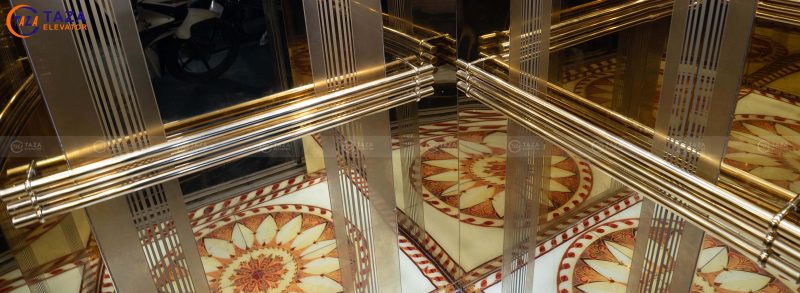 Nội thất cabin thang máy dành cho biệt thự