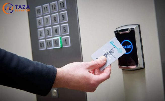 Thẻ từ kiểm soát thang máy