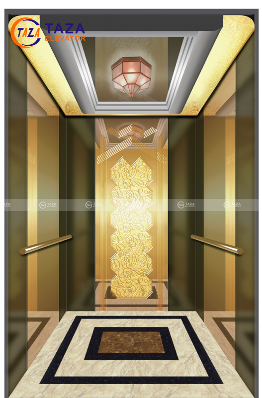 Nội thất cabin thang máy dành cho biệt thự