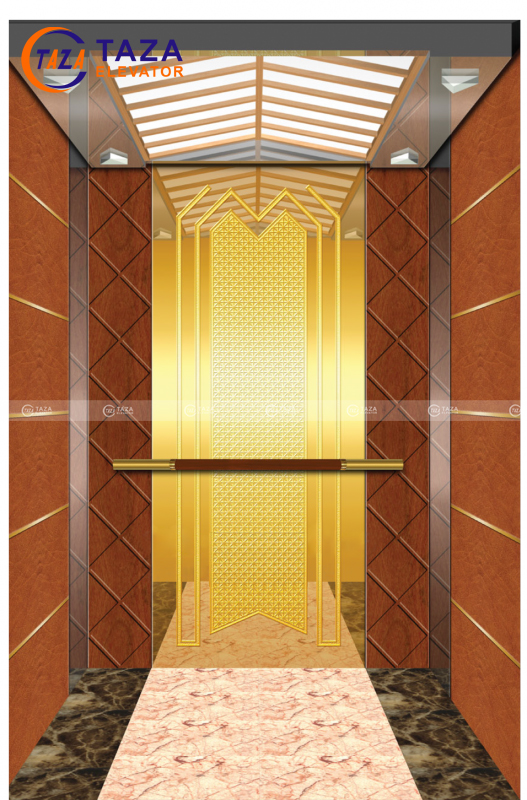 Nội thất cabin thang máy dành cho biệt thự