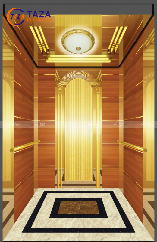 Nội thất cabin thang máy dành cho biệt thự