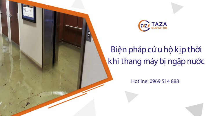 cách xử lý khi thang máy bị ngập nước