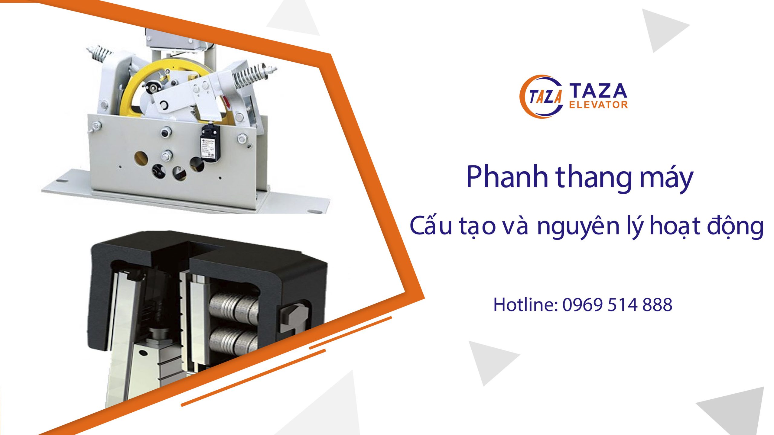 Phanh thang máy: Đặc điểm và nguyên lý hoạt động