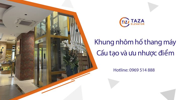 Khung nhôm hố thang máy