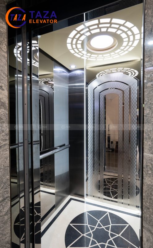 nội thất cabin thang máy