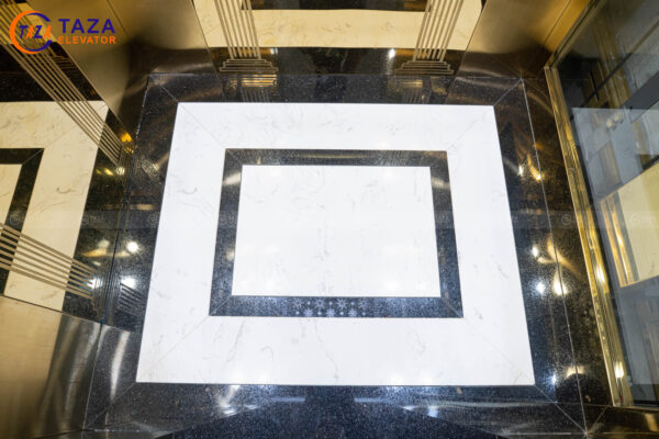 Sàn cabin đá granite hoa văn