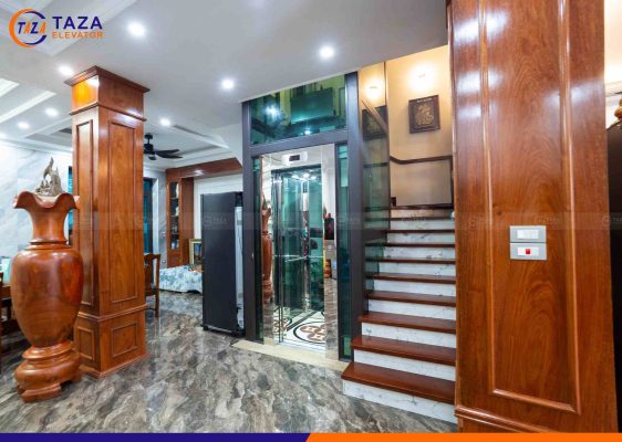 Dự án thang máy lồng kính gia đình