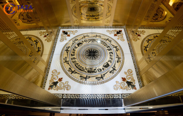 Sàn cabin đá granite hoa văn