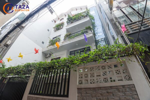 Thang máy kính homelift ngoài trời