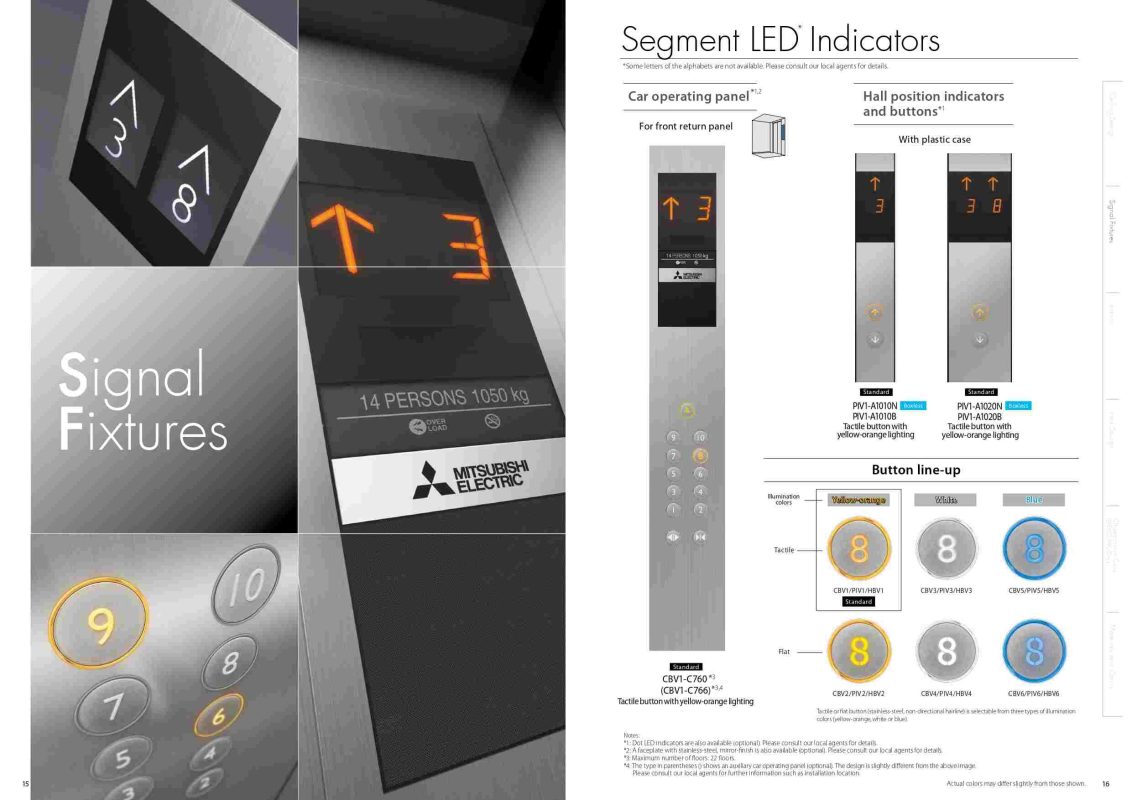 Bảng điều khiển Thang máy Mitsubishi chính hãng