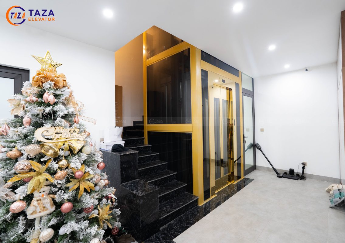 thang máy lồng kính