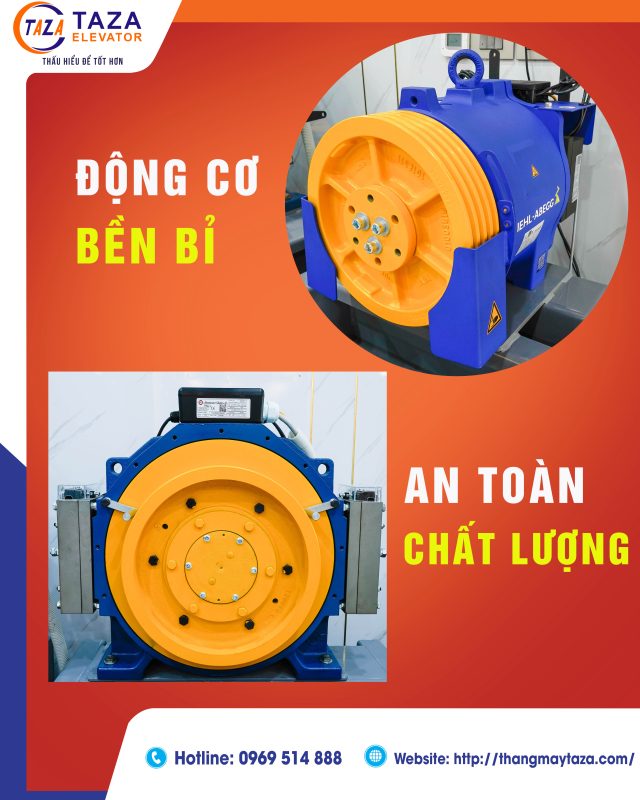 động cơ thang máy
