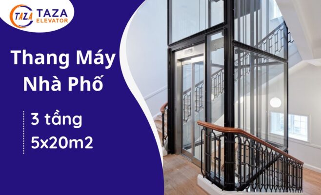 Tư vấn: Phương án lắp thang máy cho nhà phố 3 tầng