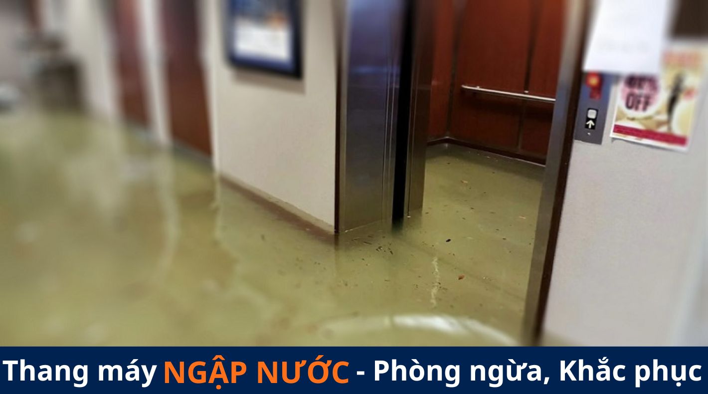 Phòng ngừa và xử lý thang máy ngập nước mùa mưa bão