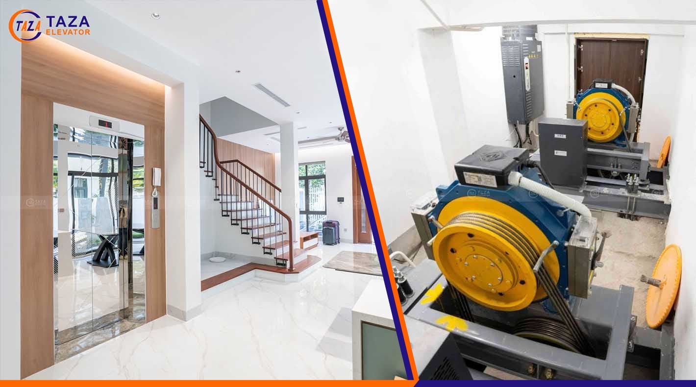 Động cơ thang máy nào được dùng nhiều nhất cho gia đình?