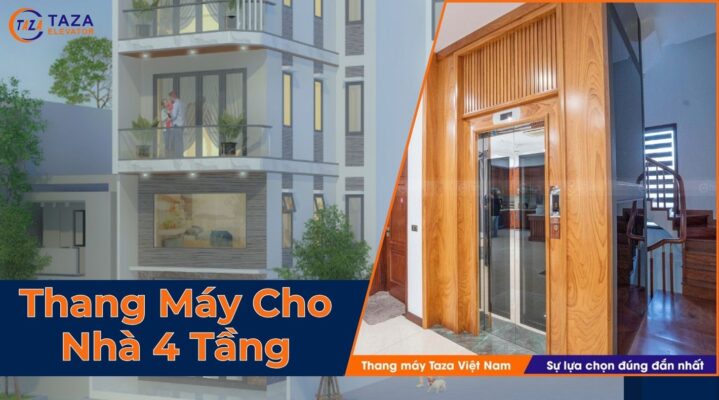 Tư vấn - Báo giá thang máy gia đình 4 tầng