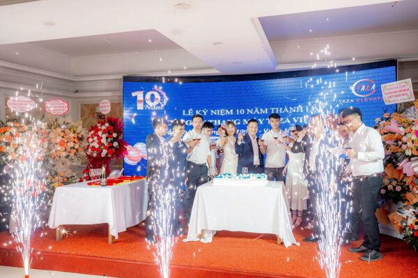 Lễ kỷ niệm 10 năm thành lập Thang Máy Taza Việt Nam