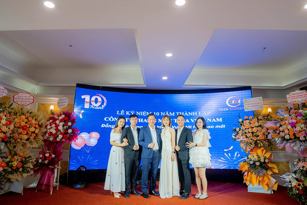 Lễ kỷ niệm 10 năm thành lập Thang Máy Taza Việt Nam