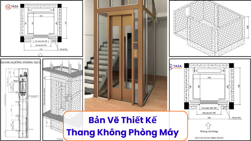 Lắp thang máy không phòng máy hay thang máy có phòng máy?