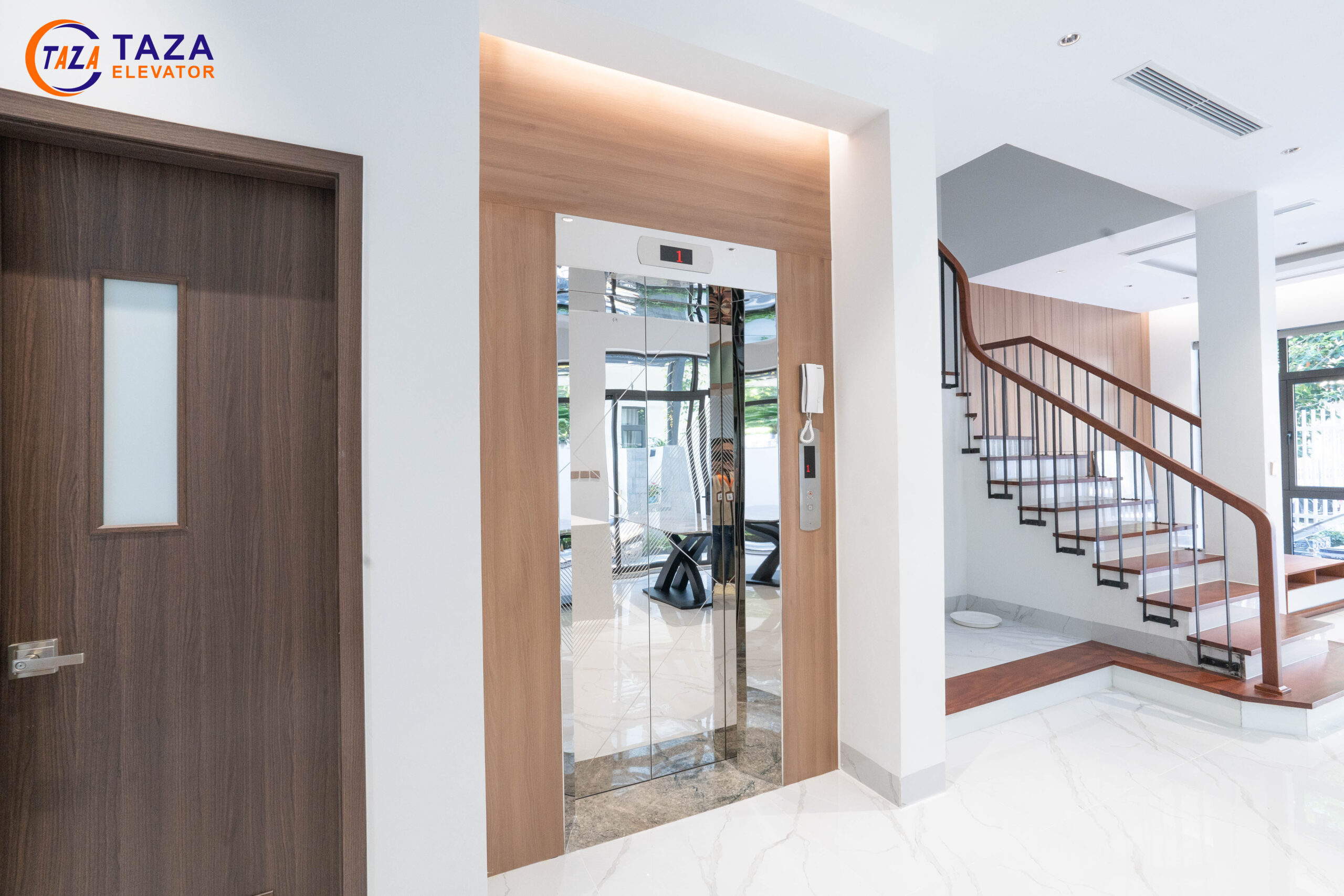 Hoa văn cửa tầng thang máy