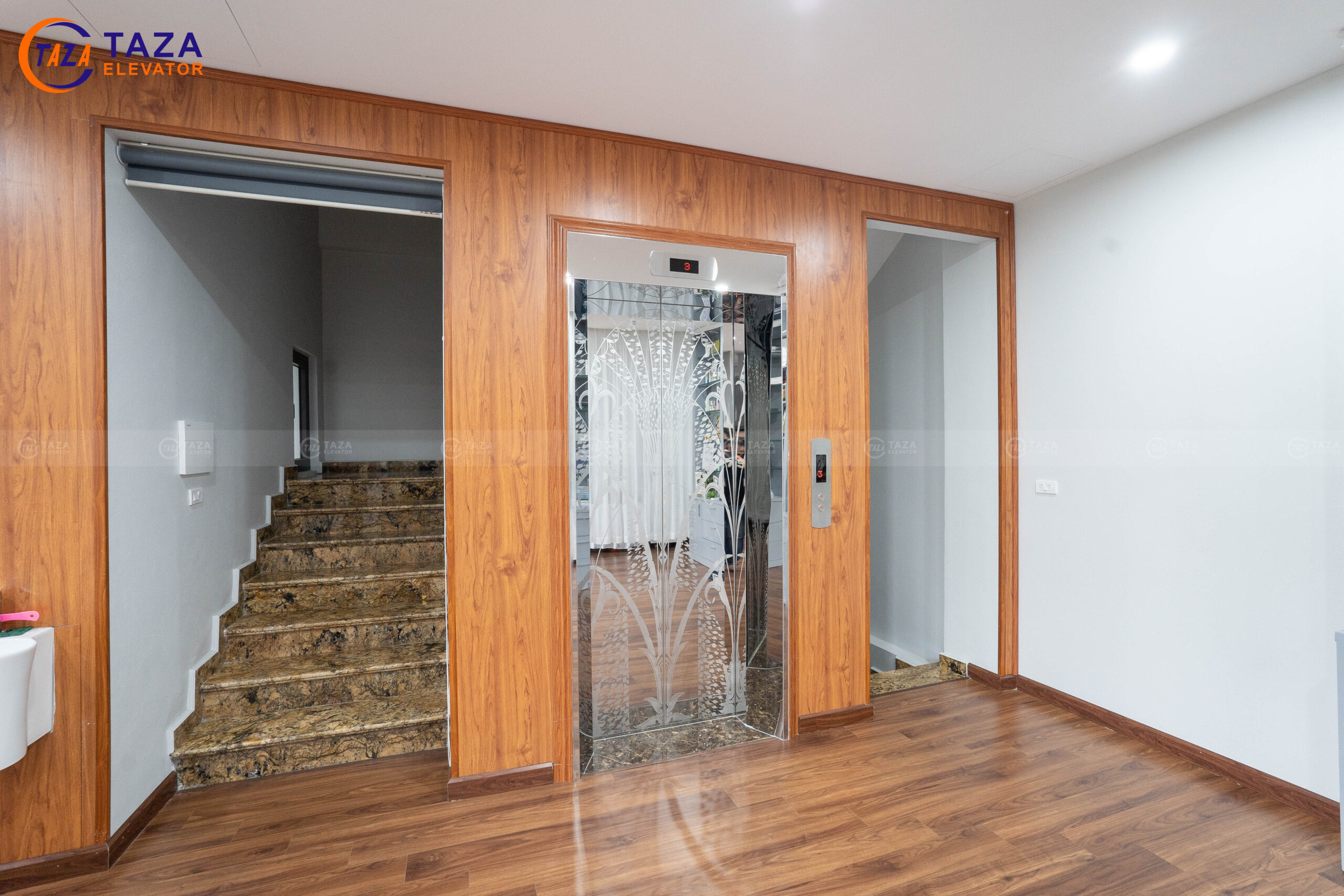 Hoa văn cửa tầng thang máy