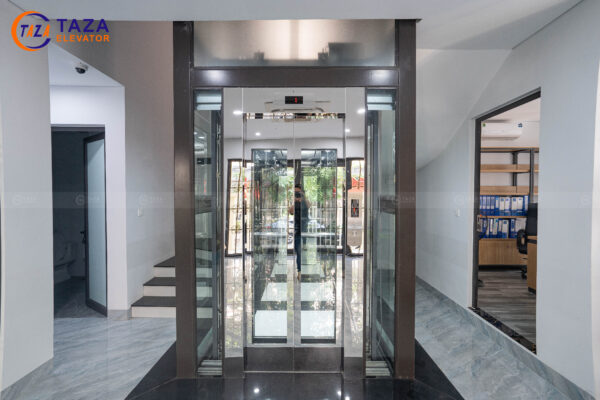 thang máy kính mini