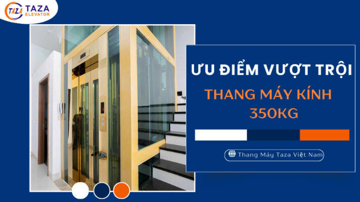 Ưu thế vượt trội khi lắp đặt thang máy kính gia đình 350kg
