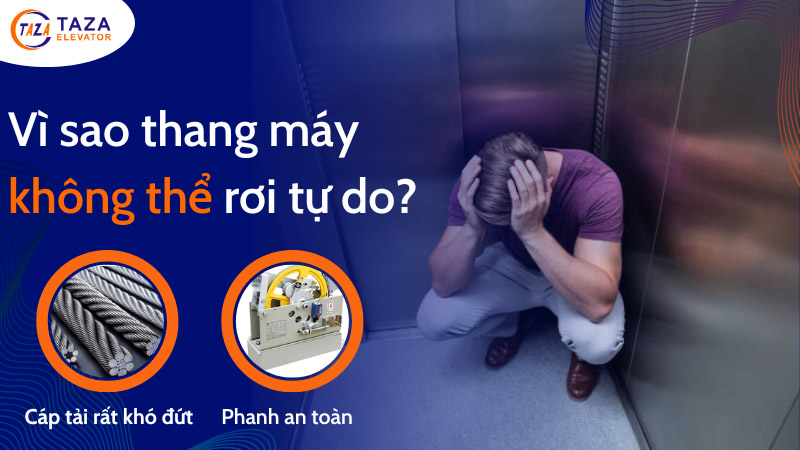 Vì sao thang máy không thể rơi tự do?