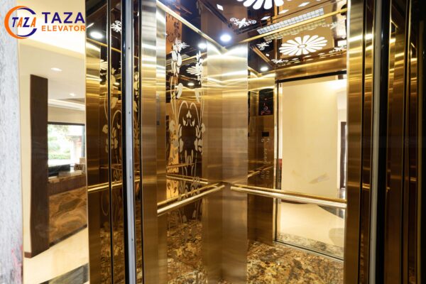 hoa văn vách cabin thang máy