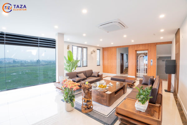 màu sắc cabin thang máy