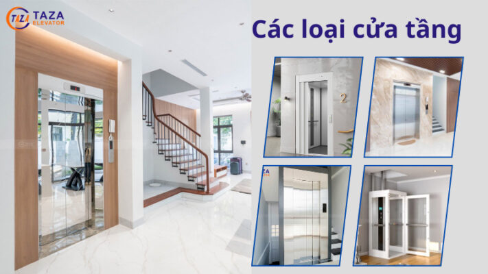 Lựa chọn cửa tầng tiêu chuẩn cho thang máy gia đình