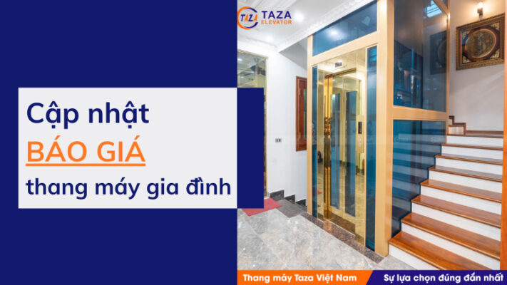 Các mức giá thang máy gia đình hiện nay – Cập nhật mới nhất