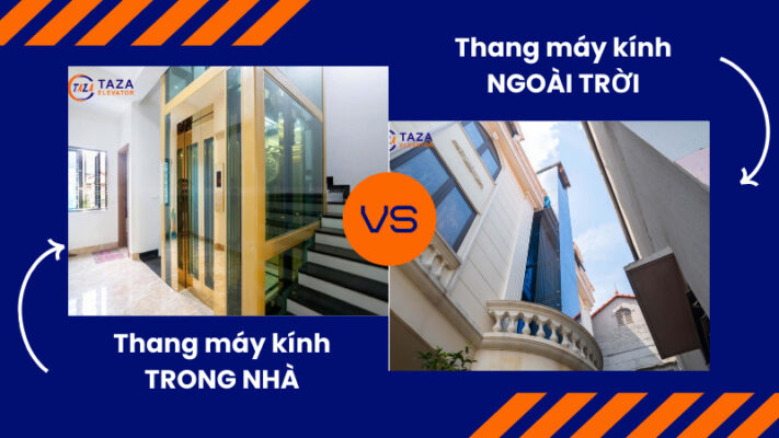 Thang máy kính: Lắp đặt trong nhà hay ngoài trời?