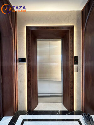 Thang máy tải khách tại công trình ông Nguyễn Huy Hải - Tân Triều