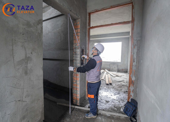 đo đạc hố thang máy