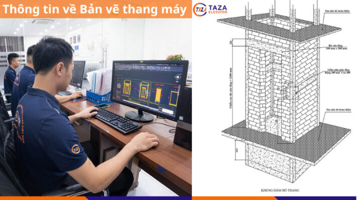 Bản vẽ thang máy: Khái niệm, vai trò và các loại bản vẽ