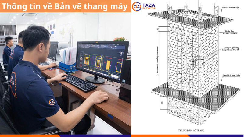Bản vẽ thang máy: Khái niệm, vai trò và các loại bản vẽ